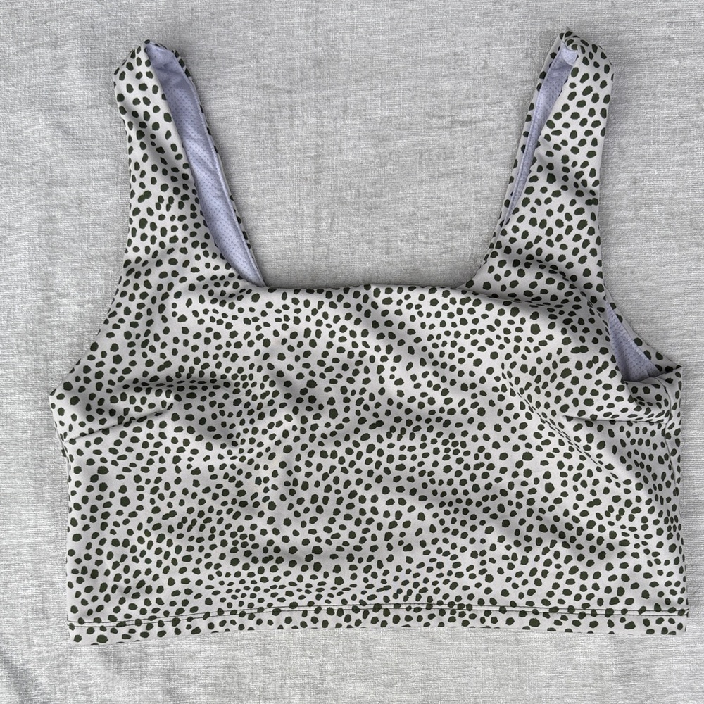 Nanette Lepore Green White Polka Dot Crop Top Women’s Cute Summer